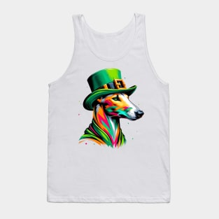 Azawakh Showcases Spirit of Saint Patrick's Day Tank Top